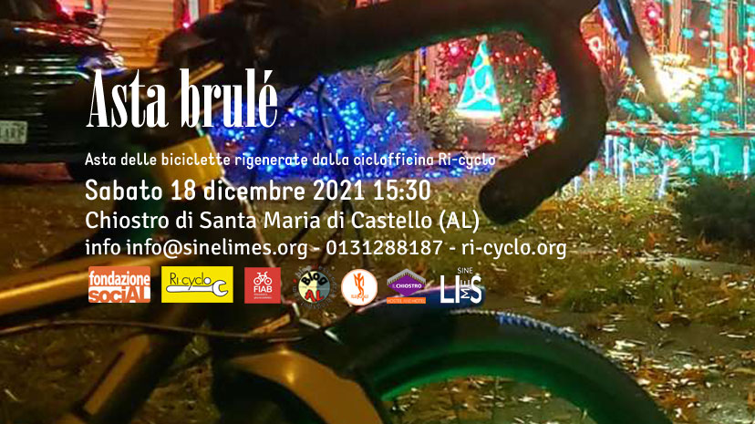 Asta brulé – Progetto Riusa e Pedala